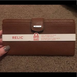 Brown Checkbook/Wallet